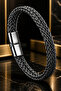 Men's Steel Mesh Bracelet Stainless Steel Modern Interlocking Stylish Design Bracelet