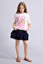 100% Cotton Relax Fit Crew Neck Printed Short Sleeve T-Shirt Girls H3632A826Hs - 2