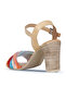 Multi M10 Leather Women's Heeled Sandals 01Wn4302 - 4