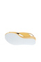 Yellow Leather Women's Wedge Heeled Sandals 01Wa5600 - 5