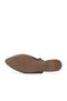 Purple suede women's flat slippers 01wu7704 - 5