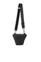 Black Leather Women's Crossbody Bag - 3