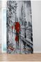 Evsehome Oil Painted Living Room Background Curtain (SINGLE WING) - 2