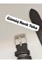 14 mm Compatible Watch Band - Dark Brown Color, Flat Model, Silver Color Buckle - 2