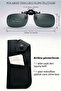 Standard polarized men's sunglasses clip clip on open close epk12 - 3