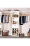 Set of 12 Wooden Suit Hangers |   Pants Hanger with Clamps Non-Slip Notched Coat Hanger 723123 - 4