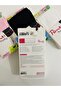 3 Pieces of Children's Micro 40 Mus Socks (Pink White Black) - 3