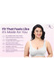 Women's Bra D Cup Cotton Lycra Soft Stretch Minimizer Seamless Full Coverage Non-Padded Wire-Free - 2