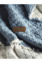 Cedric Filled Washable 100% Cotton Double Bedspread & Pike 230X240 cm Navy Blue - 2