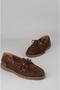 Seç 7513 Genuine Leather Casual Women's Shoes Brown Suede - 5