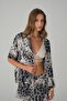 Vegan Silk Pajama Set with Bralette - Lx.26131 Ivory - 2