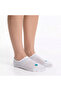 Odor-Free No Show Booties Women's White Silver Socks 3-Pack - 2