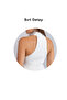 Women's Ribbed Halter Front Cross Knitwear Blouse - 2