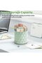 360° Rotating Desk Organizer, 5 Compartments, Sparkling Diamond-Like Pen Holder Storage Caddy, Green - 6