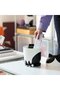 GREJSIMOJS Storage with lid, cat-shaped black/white - 4