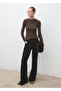 High collar rib sweater - 2