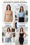 Seamless Women’s Camisole with Built-In Support – No Padding, Wireless Comfort, Adjustable Straps, Breathable Stretch Fabric, Tummy Smoothing Tank Top for Everyday Wear - 2