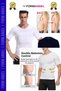 # Men's Corset for Upright Posture, Body Waist and Chest Enhancer, Belly Tightener, Short Sleeve Corset Undershirt, Set of 2 - 5