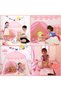 Flower Kids Play Tent, Indoor Castle Playhouse for Girls & Toddlers 51x51x39 Inch - 2