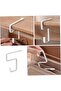 Iron Desk Hook, Movable Handbag Hanger for Tableside, Purse Holder for Office Backpack - 2