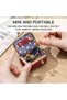Mini Leather Jewelry Box, Portable Vintage-Inspired Coin Purse Jewelry Case with Kiss Lock - 3