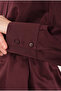 Short Burgundy Poplin Shirt - 5