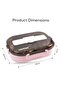 Kids Oval Lunch Box - Pink - 6