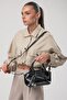 Ccs Magnet Opening Double Pleated Handheld Crossbody Bag