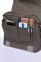 Gk12 Canvas (Cotton) Postman Horizontal Crossbody Bag Khaki - 6