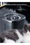 2L Stainless Steel Pet Water Fountain, Automatic Cat Dog Dispenser with Smart Pump - 6