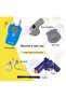 Police Costume Backpack Set for Kids, Role Play Props with Badge & Handcuffs - 4