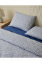 Maren Printed Cotton Double Pique Set 200X220 cm Blue - 2