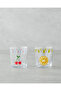Fruit Glass 2-Piece Glass 380 ml Colorful