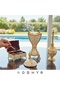 Luxury Arabic Incense Burner and Perfume Set, Royal white and Gold, Zinc Alloy with Enamel, 3-Piece, Mabkhara, Meresh & Box - 5