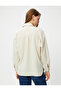Oversize Shirt Pocket Detailed Long Sleeve - 4