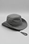 Drawstring Fisherman Hat Summer Sun Protection Travel Gift |   Gray Unisex Foldable Side Bags - 2