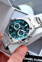 Exclusive Original Men's Wristwatch Waterproof Silver Color Steel Banddkh4527C5 - 3
