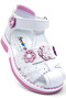 Orthopedic Baby Girl and Child Sandals Bouquet Series White Bkt2409