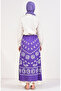 Şile Bezi Pareo Skirt 0200-03 Purple - 3