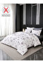4-Pcs Printed Duvet Cover Set Queen Size 200x230cm, Brushed Microfiber Fabric (Without Filler) - 2
