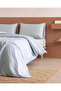 Desiree Single 100% Cotton Ranforce Printed Sheet and Duvet Cover Set - Blue/Green - 4
