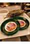 2-Piece Gold Detailed Tray 40 cm and 35 cm - 6