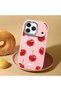 حافظة سيليكون وردية متوافقة مع هاتف iPhone 17 Pro Max مع حماية للكاميرا ماصّ للصدمات درجة فيشري منقوش - 2