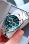 Men's Wristwatch 3 Atm Water Resistant Premium Luxury Silver Color Watch Dker2032C3 - 4