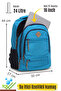 Unisex Daily School Travel Backpack Gk19 Blue - 8