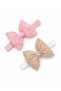 Cotton Baby Girl Bow Bandana Set of 2 - 2