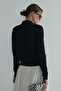 Black Carter Polo Neck Knit Sweater - 8