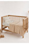 Baby 3-Piece Pique Set 110X140 cm 100% Cotton Knitted Patterned Pique + 60X120 cm Elastic Sheet + Pillowcase Set