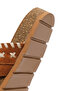Women's Tan Tasseled Suede Leather Slippers 26Sfd221310 - 8