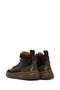 Men's Green Lace-Up Thick Soled Leather Sports Boots 25Wfd795014 - 6